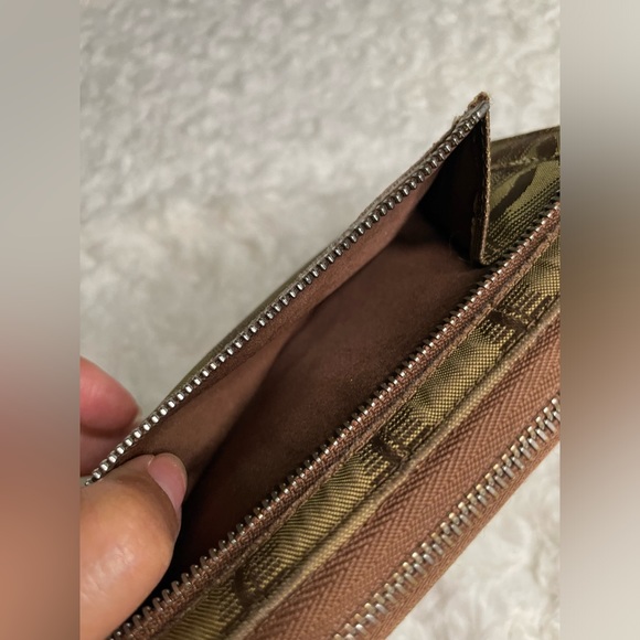 Chanel Brown Travel Line Canvas Bifold Long Wallet 🤎 - Picture 11 of 15